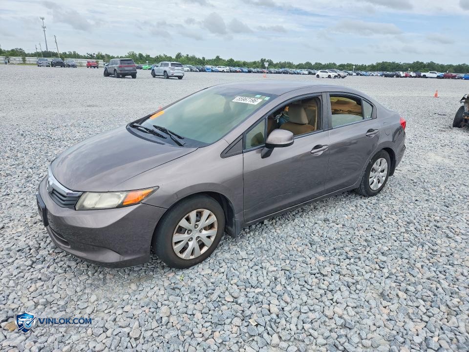 2012 HONDA CIVIC LX – Lot 55967196 auction photo