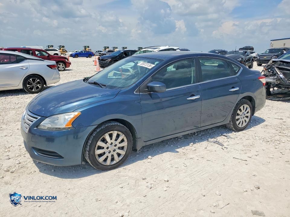 2013 NISSAN SENTRA S – Lot 55973136 auction photo