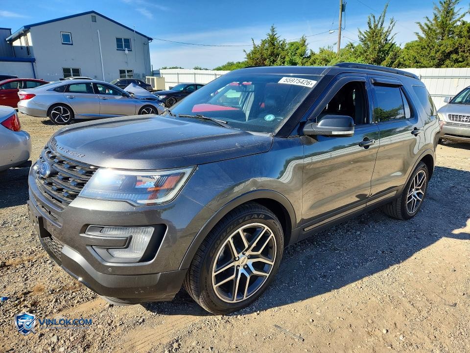 2017 FORD EXPLORER SPORT – Lot 55975426 auction photo