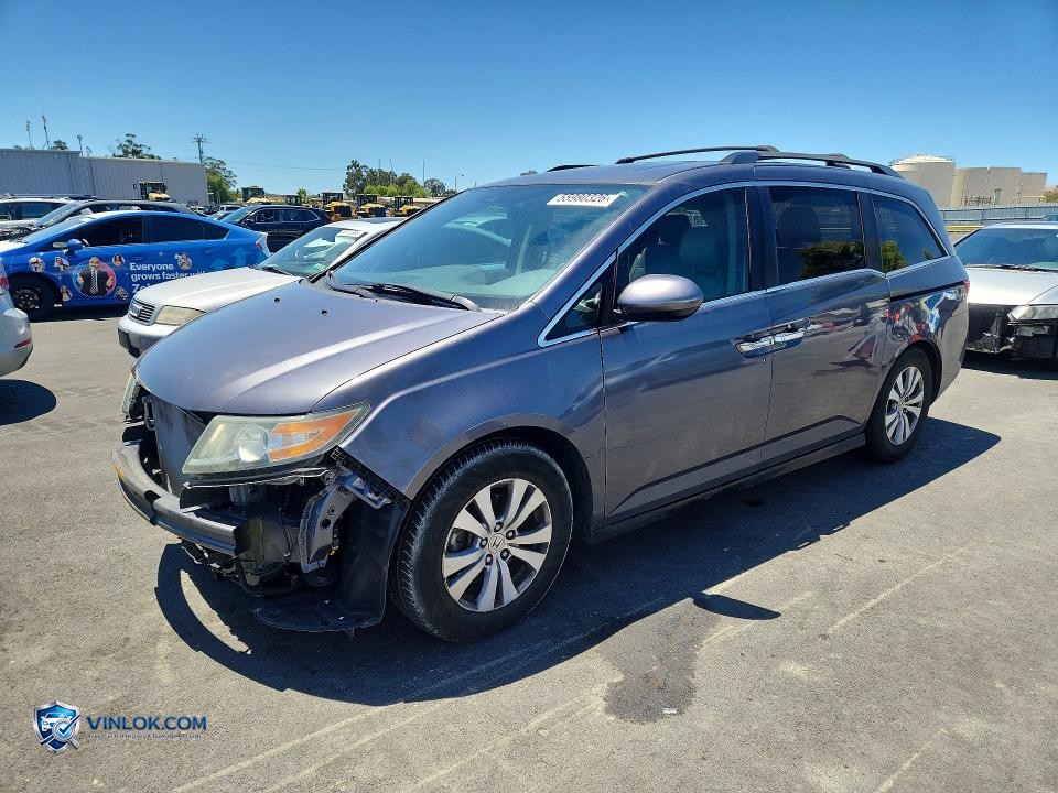 2016 HONDA ODYSSEY EXL – Lot 55980326 auction photo