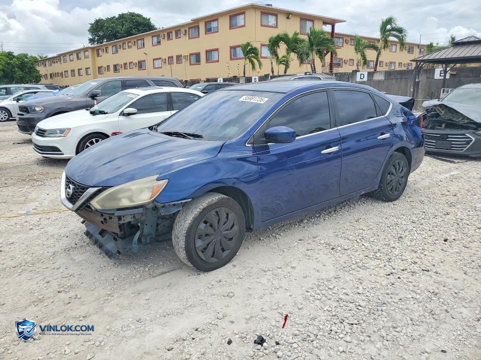 2016 NISSAN SENTRA S – Lot 55981726 auction photo