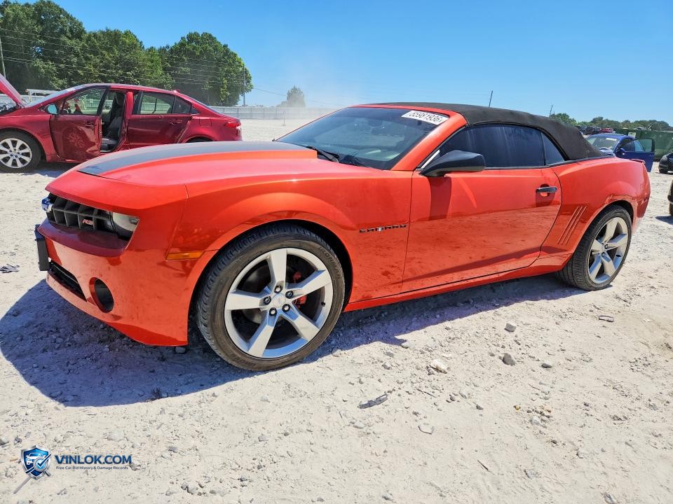 2013 CHEVROLET CAMARO LT – Lot 55981936 auction photo