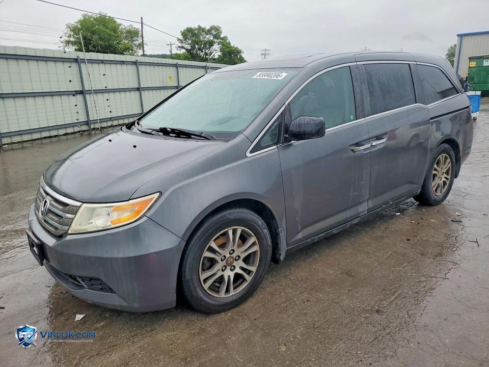2013 HONDA ODYSSEY EXL – Lot 55990206 auction photo