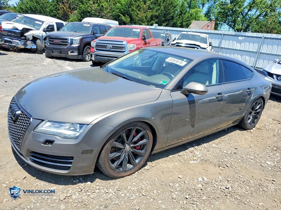 2012 AUDI A7 PRESTIGE – Lot 55993676 auction photo