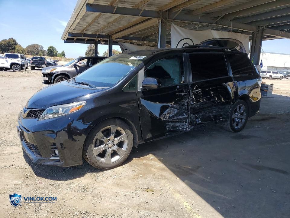 2019 TOYOTA SIENNA SE 8-PASSENGER – Lot 55995446 auction photo