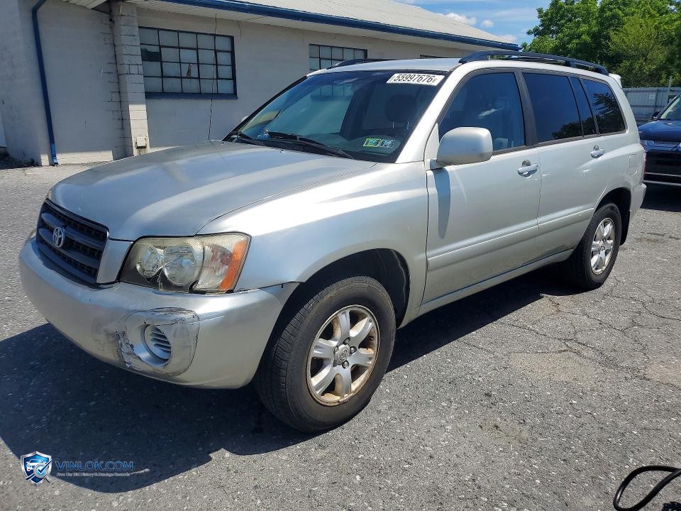 2003 TOYOTA HIGHLANDER LIMITED – Lot 55997676 auction photo