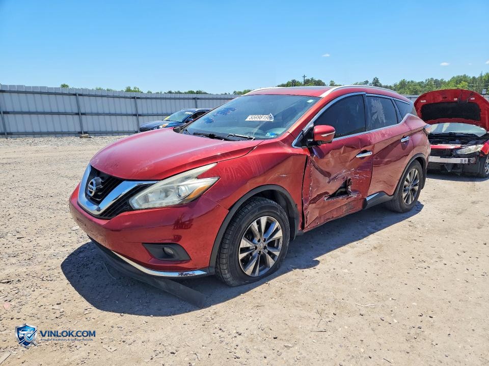 2015 NISSAN MURANO SL – Lot 55998196 auction photo