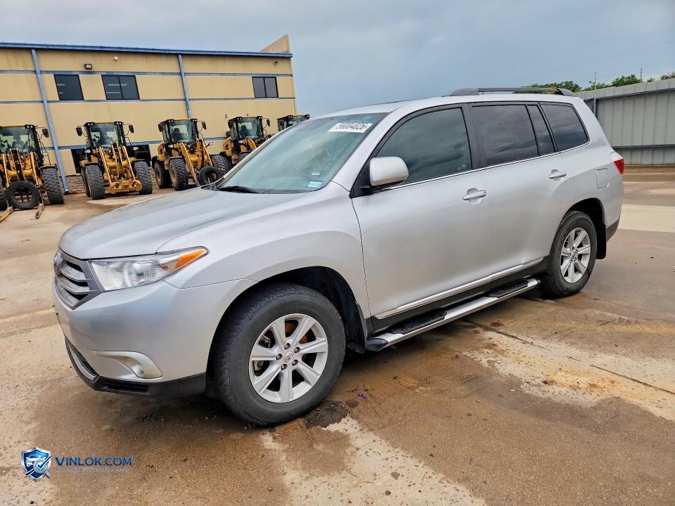 2012 TOYOTA HIGHLANDER SE – Lot 56004826 auction photo