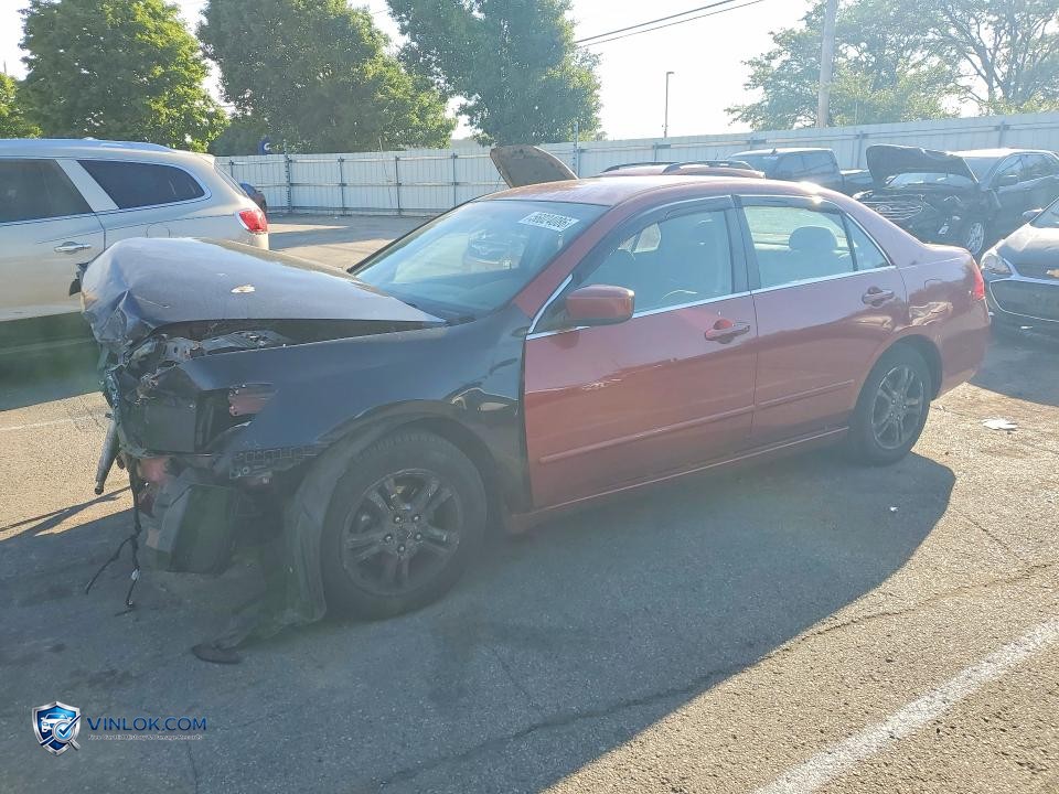 2007 HONDA ACCORD SE – Lot 56024086 auction photo