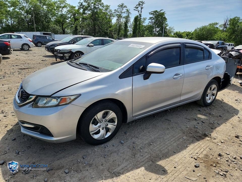 2015 HONDA CIVIC LX – Lot 56025606 auction photo
