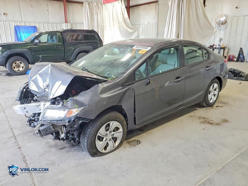 2013 HONDA CIVIC LX – Lot 56030896 auction photo