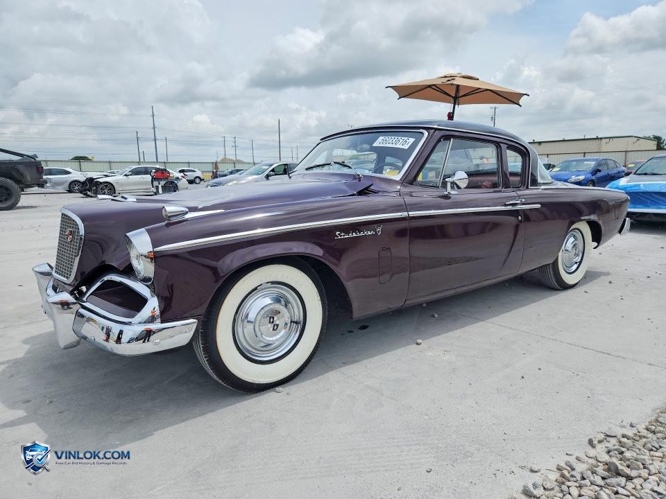 1956 STUDEBAKER COMMANDER SPORT – Lot 56033616 auction photo