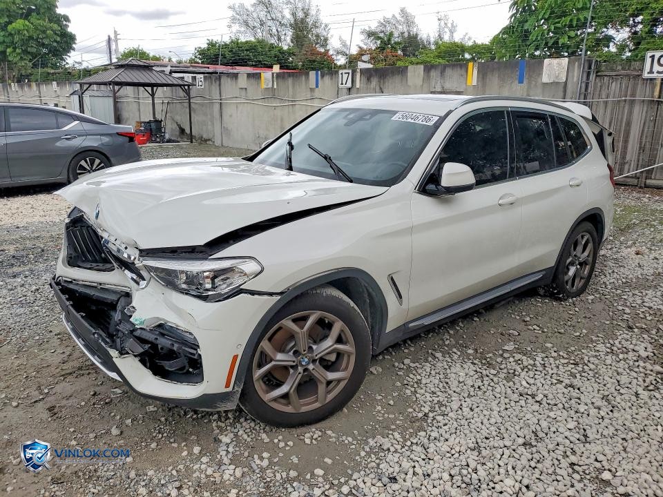 2020 BMW X3 SDRIVE30I – Lot 56046786 auction photo
