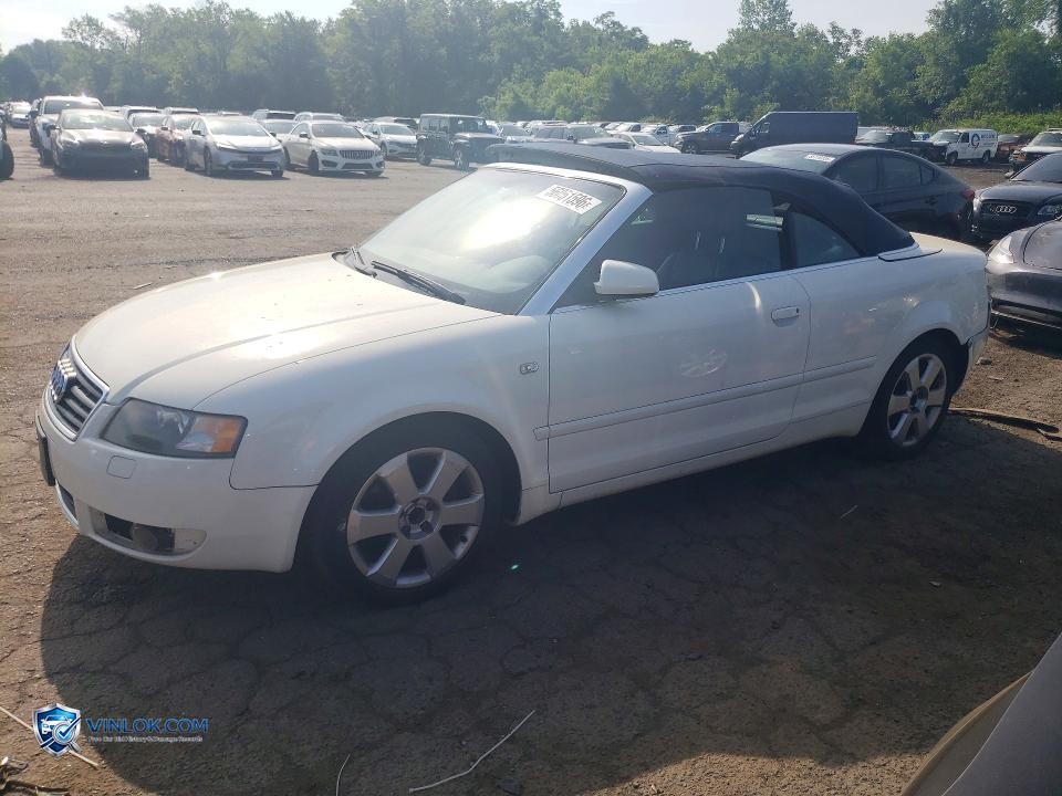 2005 AUDI A4 QUATTRO CABRIOLET – Lot 56051596 auction photo