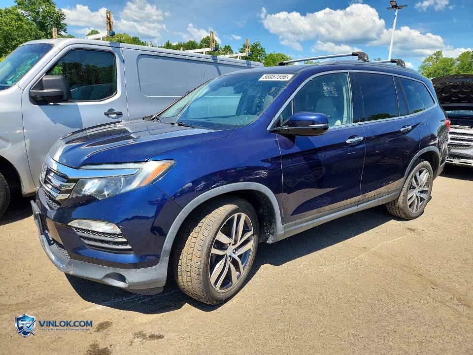 2017 HONDA PILOT TOURING – Lot 56057556 auction photo