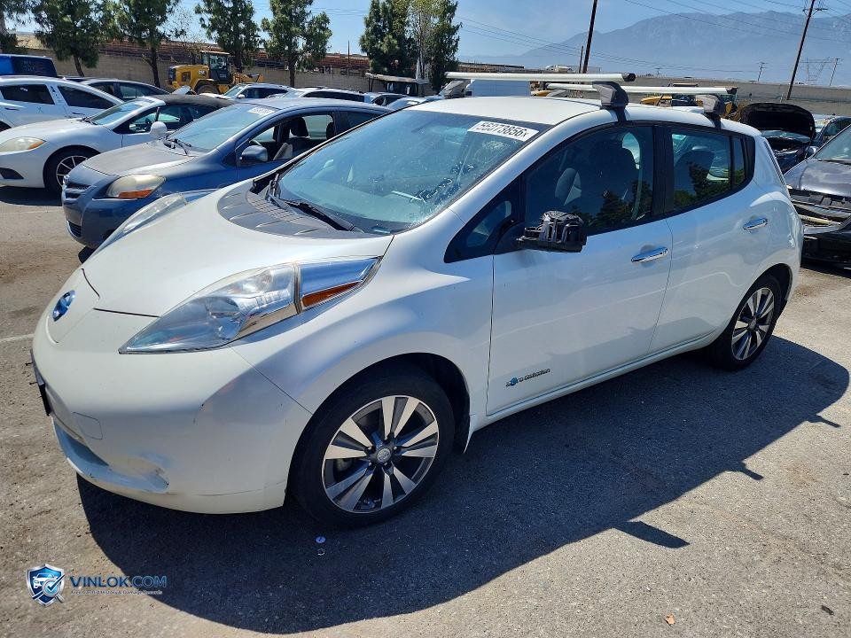 2016 NISSAN LEAF SV – Lot 56073856 auction photo