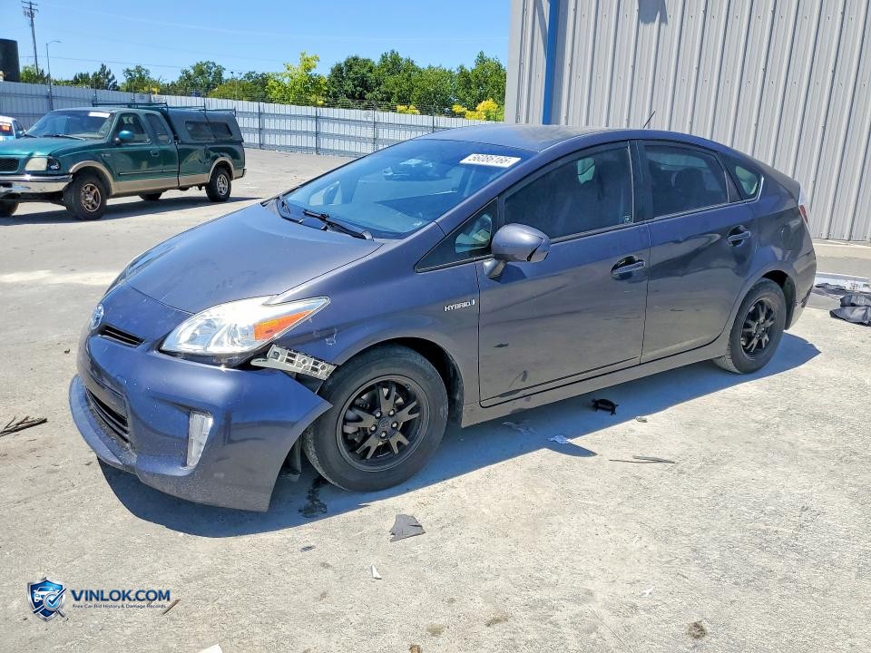 2015 TOYOTA PRIUS TWO – Lot 56086166 auction photo