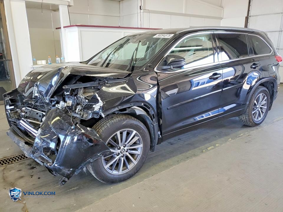 2017 TOYOTA HIGHLANDER XLE – Lot 56094876 auction photo