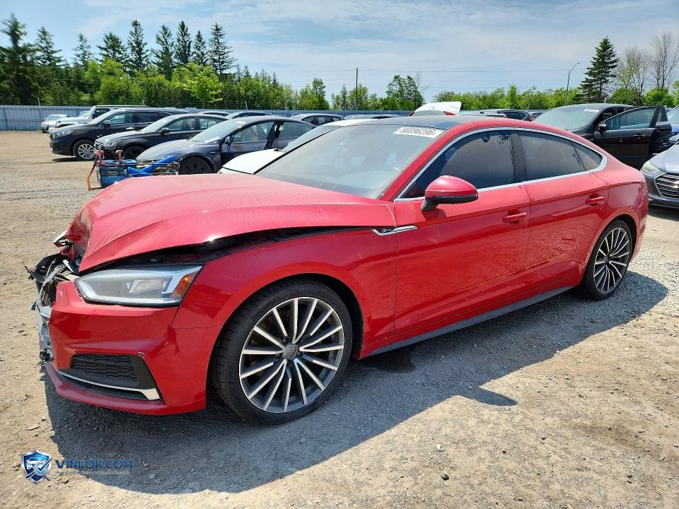 2018 AUDI A5 PRESTIGE S-LINE – Lot 56096296 auction photo