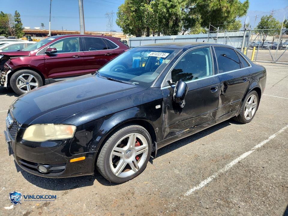 2007 AUDI A4 2 – Lot 56103376 auction photo