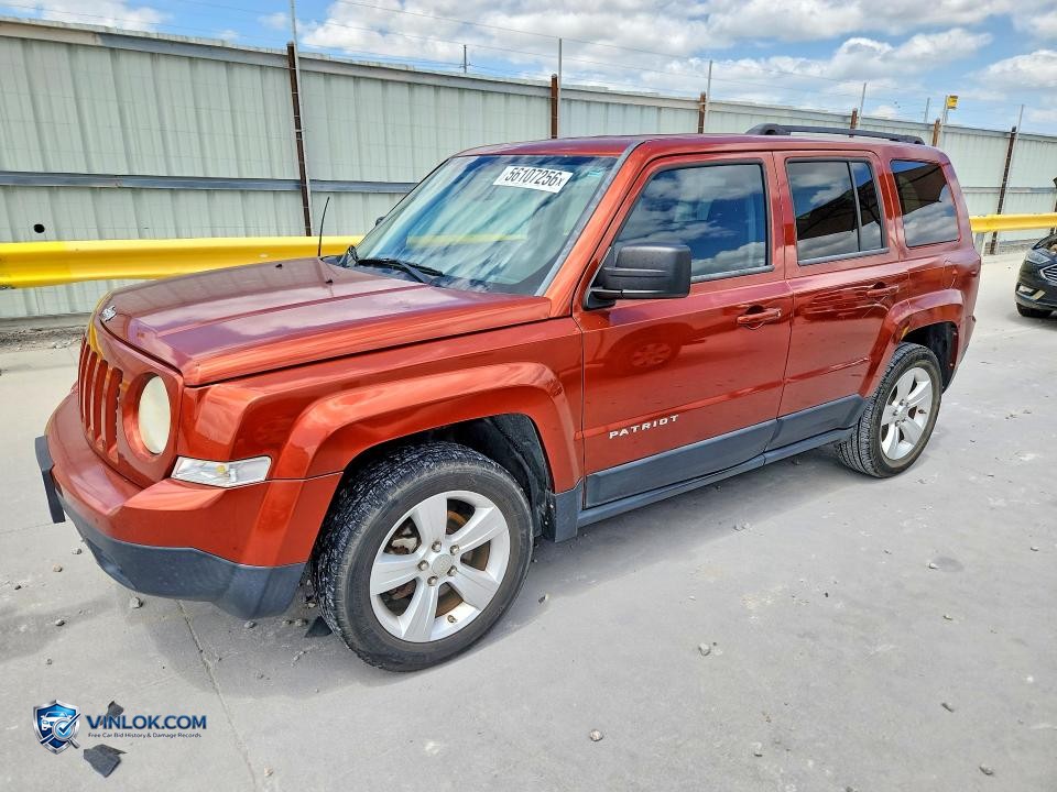 2012 JEEP PATRIOT LATITUDE – Lot 56107256 auction photo
