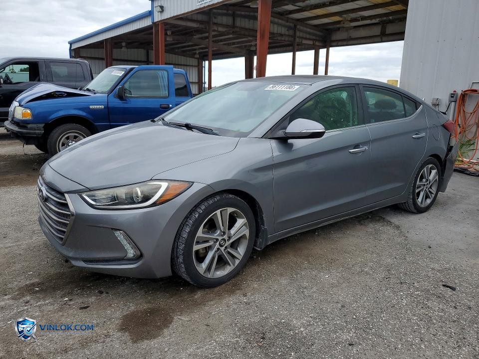 2017 HYUNDAI ELANTRA LIMITED – Lot 56111186 auction photo