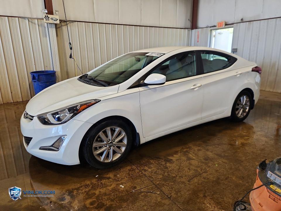 2016 HYUNDAI ELANTRA SE – Lot 56111506 auction photo
