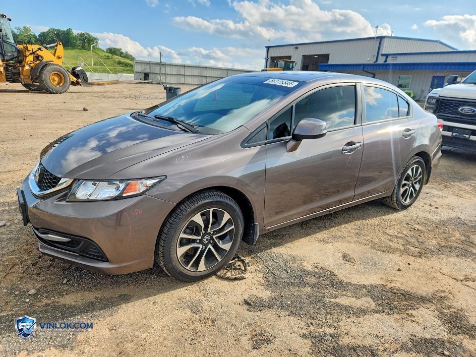 2013 HONDA CIVIC EX – Lot 56115546 auction photo