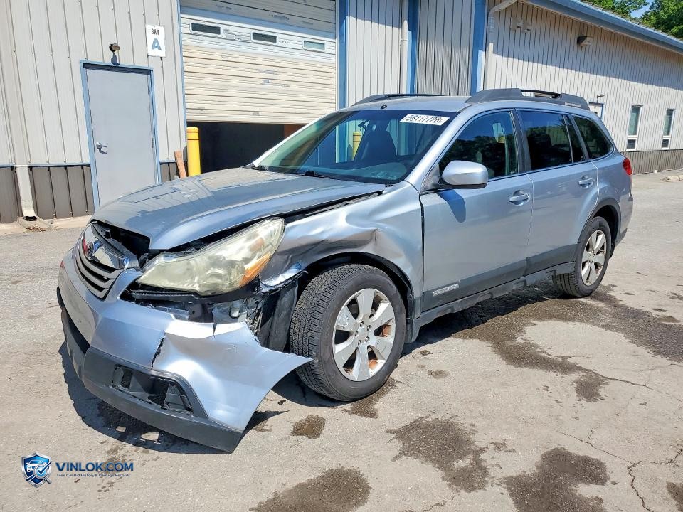 2012 SUBARU OUTBACK 2.5I PREMIUM – Lot 56117726 auction photo