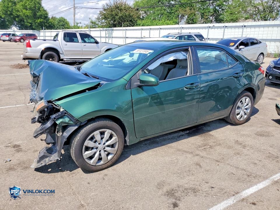 2016 TOYOTA COROLLA LE – Lot 56127046 auction photo