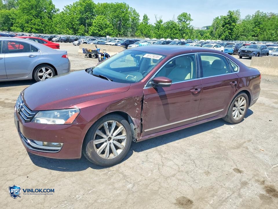 2012 VOLKSWAGEN PASSAT SEL – Lot 56129036 auction photo