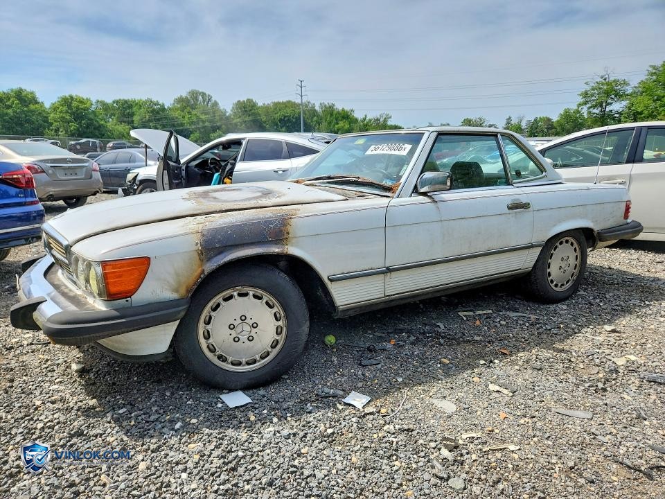 1988 MERCEDES-BENZ 560 SL – Lot 56129886 auction photo