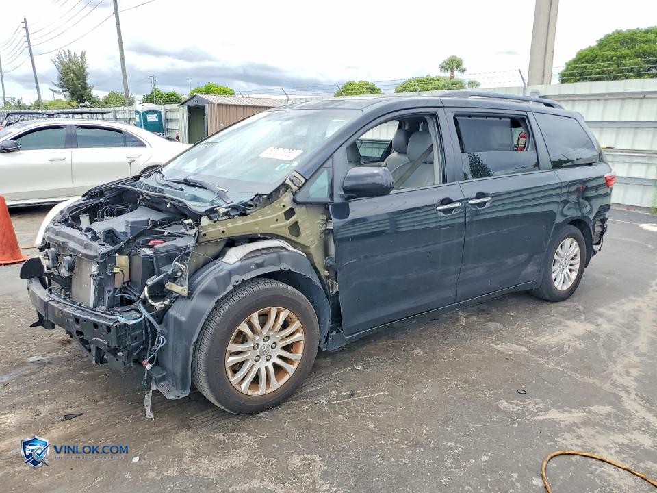 2015 TOYOTA SIENNA XLE PREMIUM 8-PASSENGER – Lot 56131356 auction photo