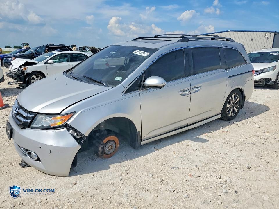 2015 HONDA ODYSSEY TOURING – Lot 56138356 auction photo