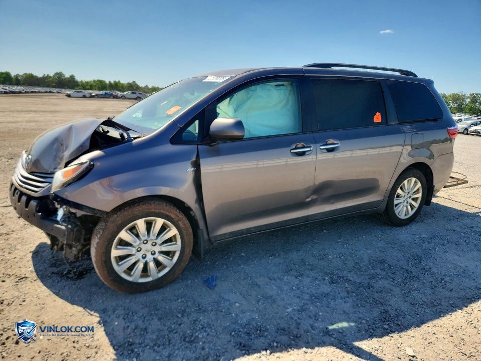 2016 TOYOTA SIENNA XLE PREMIUM 7-PASSENGER – Lot 56139076 auction photo