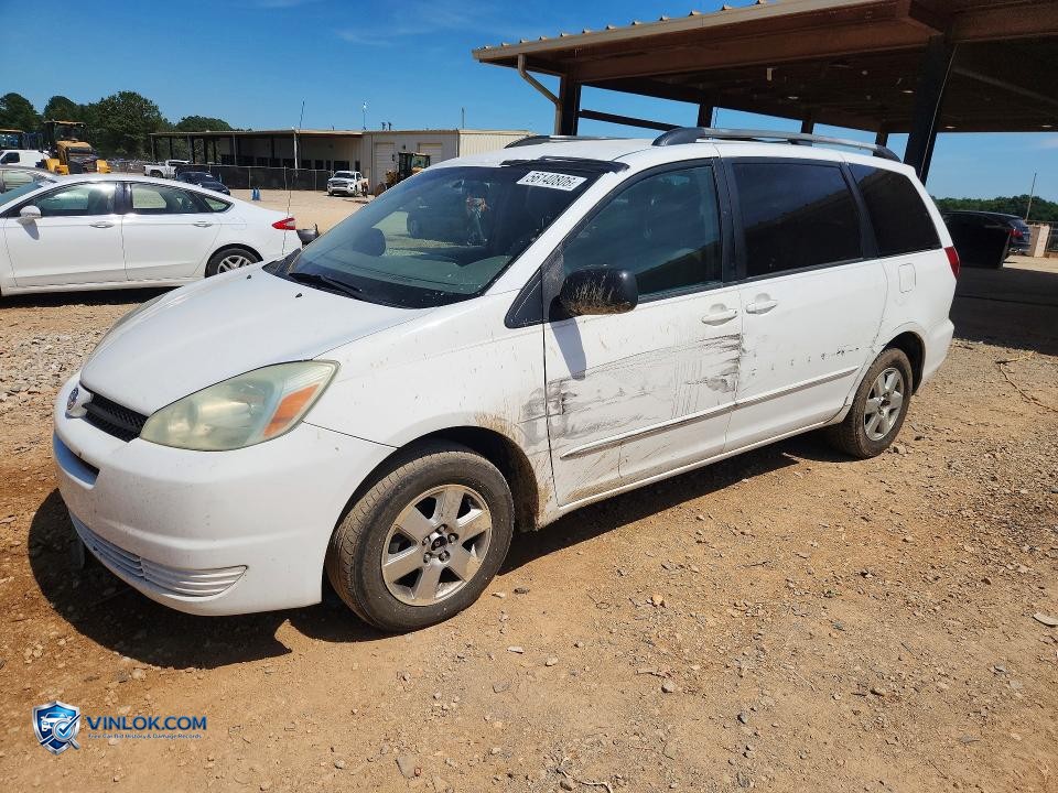 2004 TOYOTA SIENNA LE 7 PASSENGER – Lot 56140806 auction photo