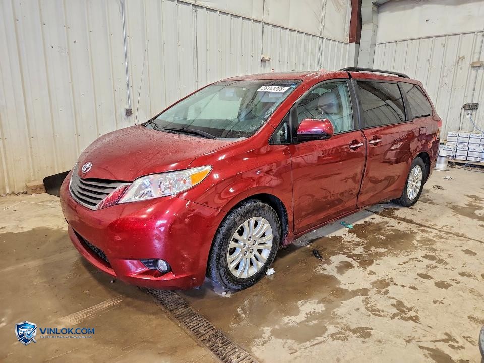 2014 TOYOTA SIENNA XLE 8-PASSENGER – Lot 56153286 auction photo