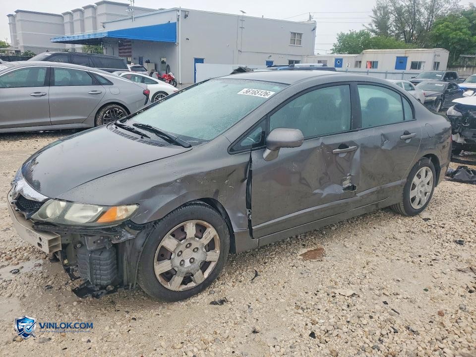 2010 HONDA CIVIC LX – Lot 56165126 auction photo