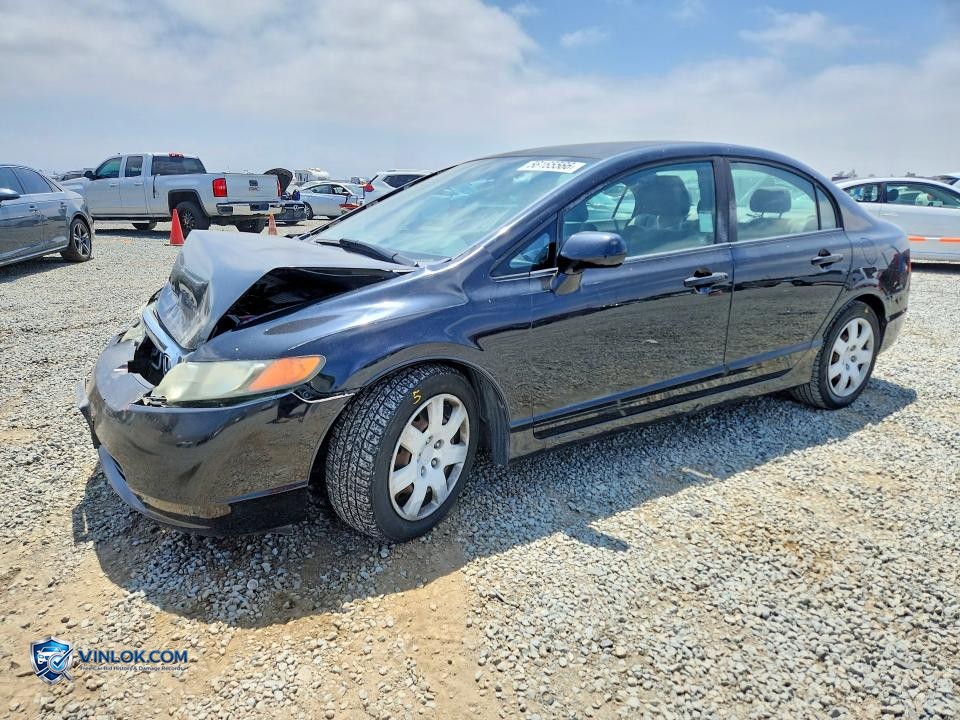 2007 HONDA CIVIC LX – Lot 56165566 auction photo