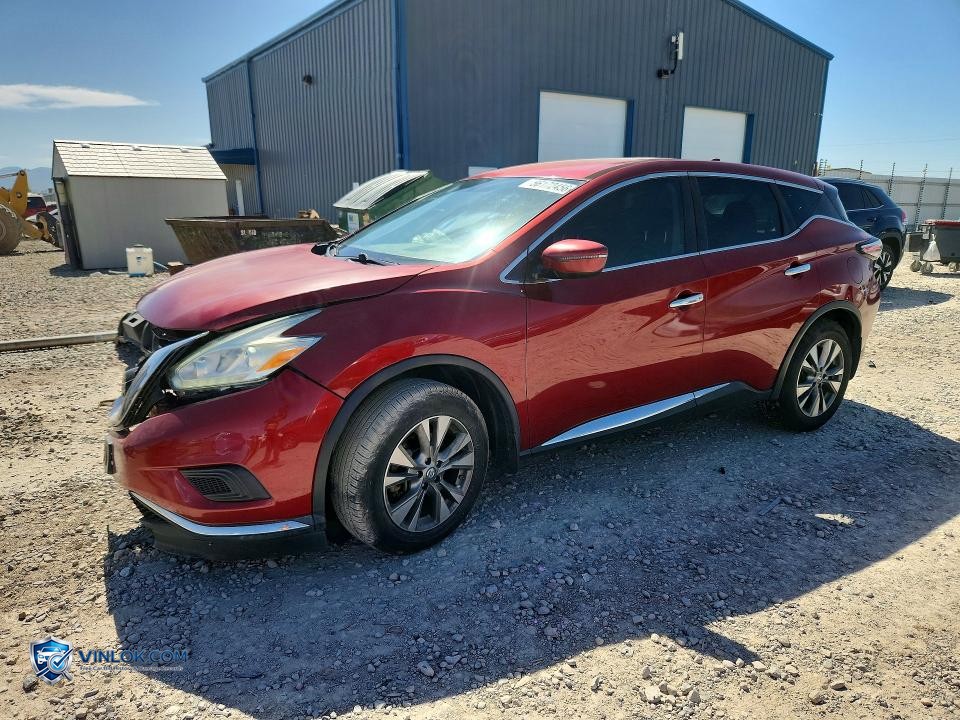2016 NISSAN MURANO S – Lot 56172456 auction photo