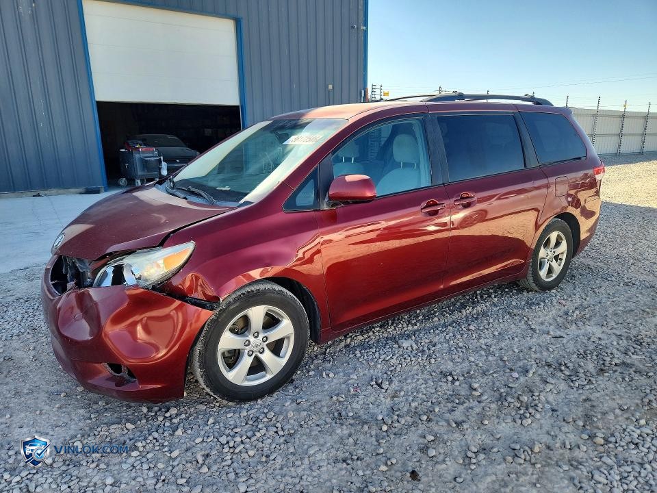 2011 TOYOTA SIENNA LE – Lot 56172586 auction photo