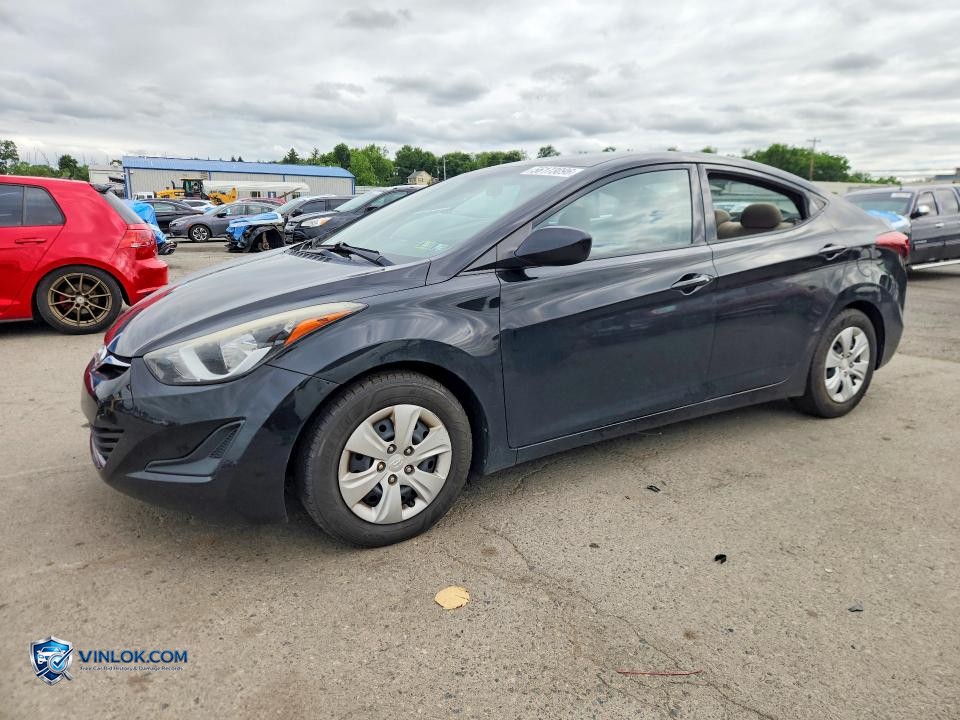 2016 HYUNDAI ELANTRA SE – Lot 56173096 auction photo
