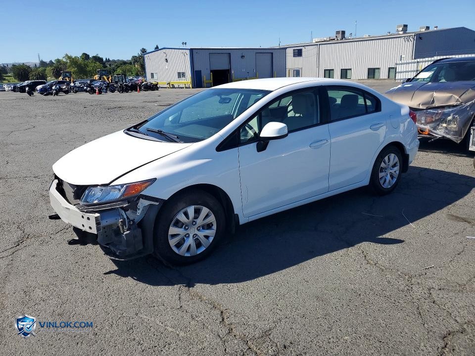 2012 HONDA CIVIC LX – Lot 56173316 auction photo
