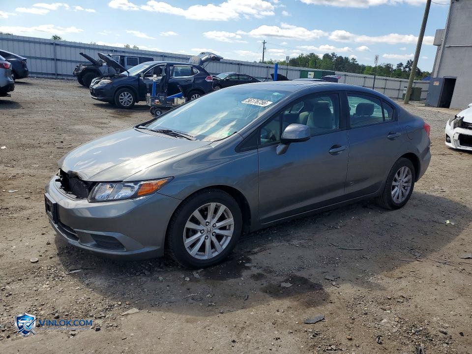 2012 HONDA CIVIC EX – Lot 56176756 auction photo