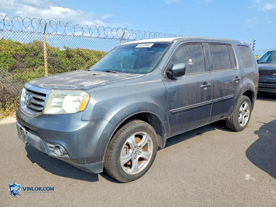 2012 HONDA PILOT EX – Lot 56176936 auction photo
