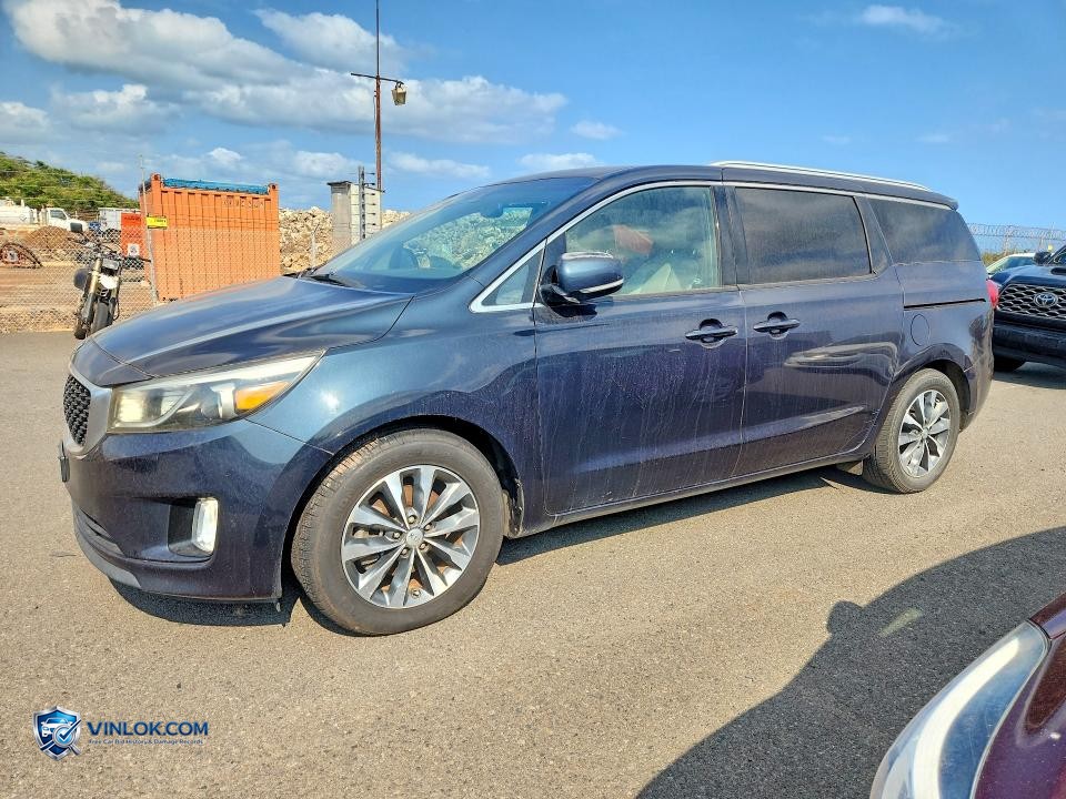 2016 KIA SEDONA SX – Lot 56176986 auction photo