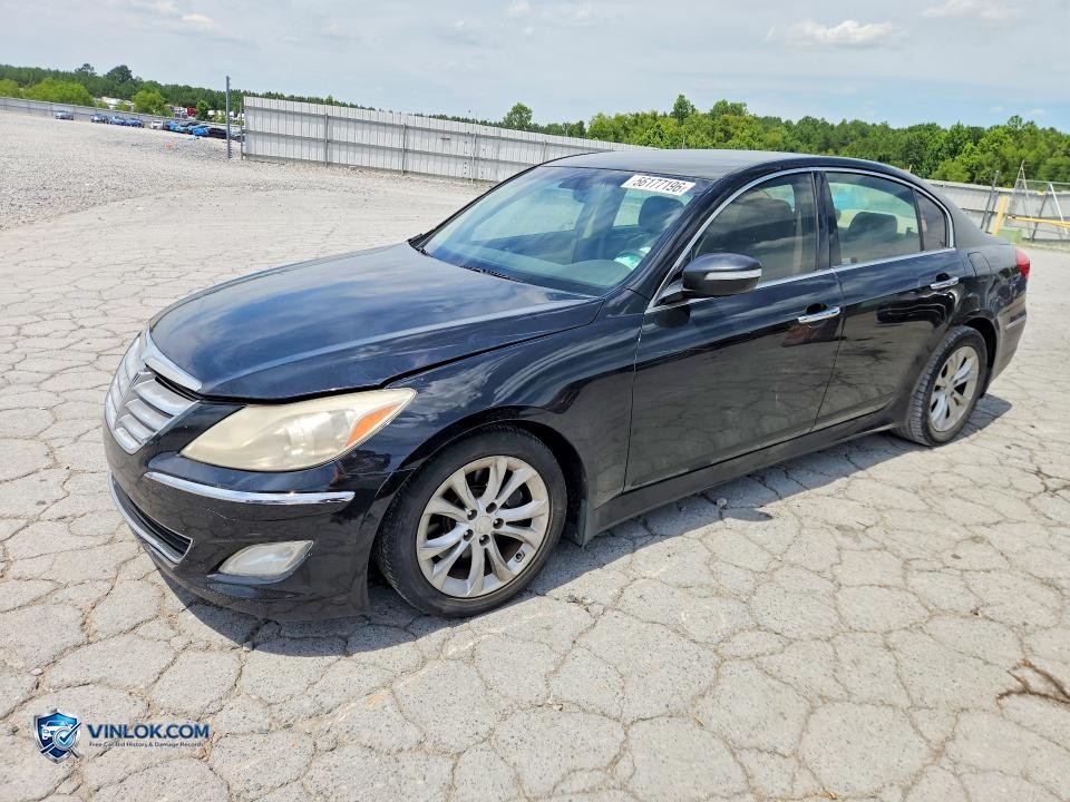 2013 HYUNDAI GENESIS 3.8L – Lot 56177196 auction photo