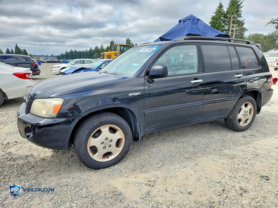 2007 TOYOTA HIGHLANDER SPORT – Lot 56179406 auction photo