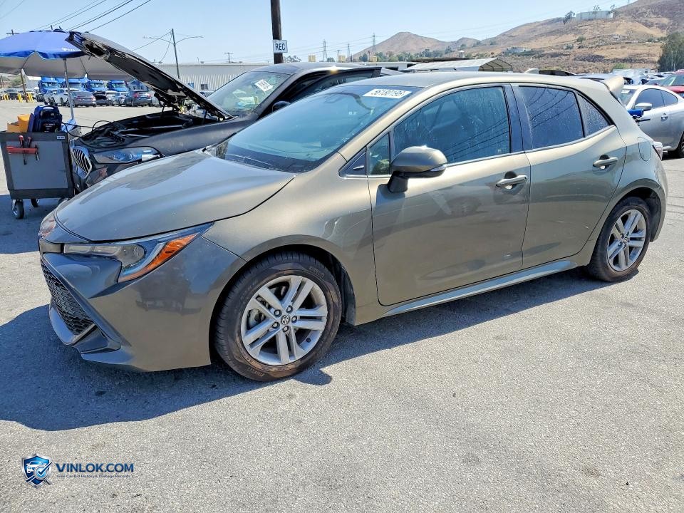 2020 TOYOTA COROLLA HATCHBACK SE – Lot 56180196 auction photo