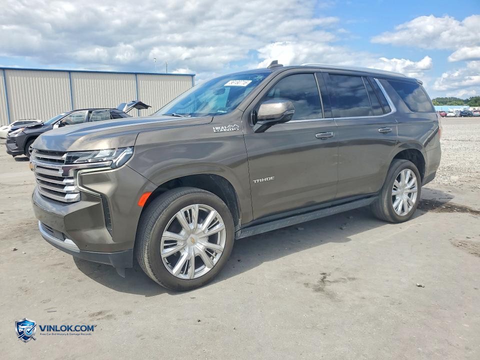 2021 CHEVROLET TAHOE K1500 HIGH COUNTRY – Lot 56180716 auction photo
